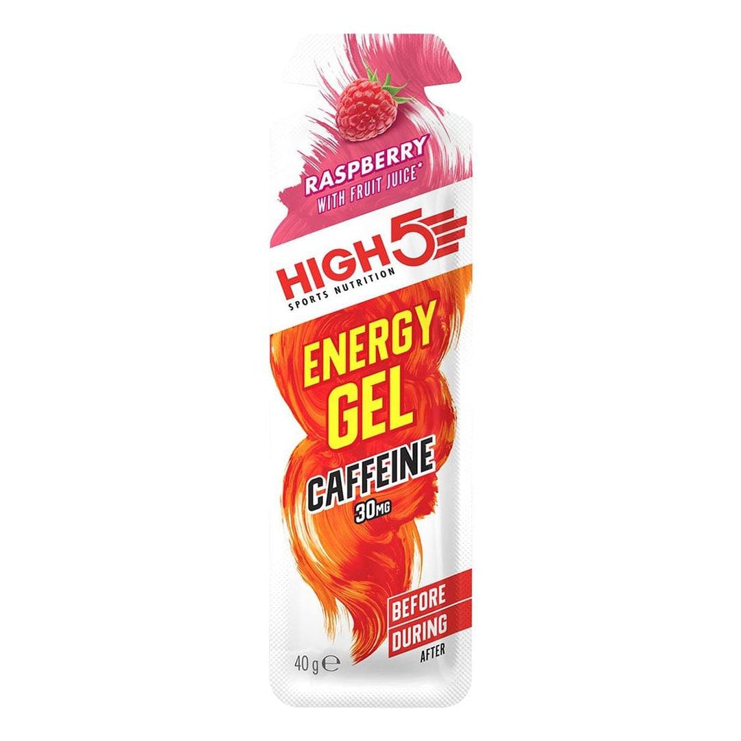 High5 Gels Raspberry High5 Energy Gel w/ Caffeine (40g) XMiles