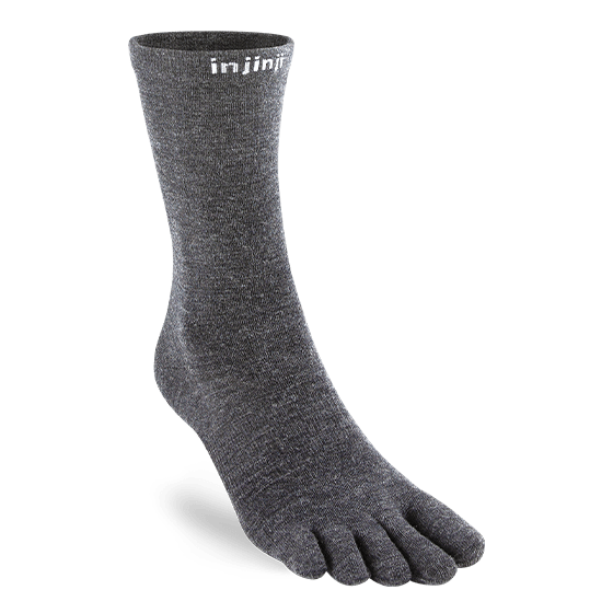 Injinji Socks Slate / Small Injinji Liner Crew Wool XMiles