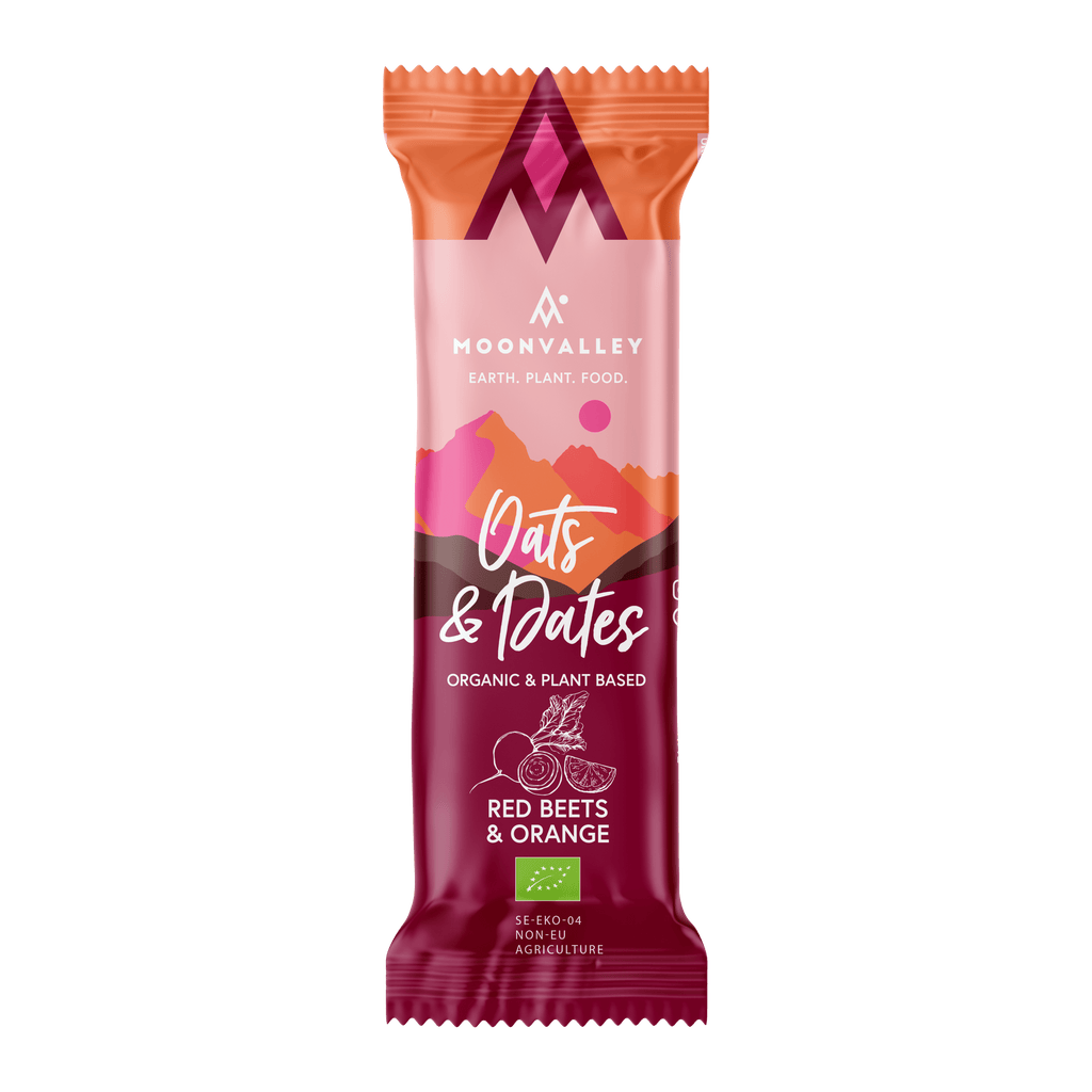 Moonvalley Energy Bars Red Beets & Orange Organic Energy Bar (50g) XMiles