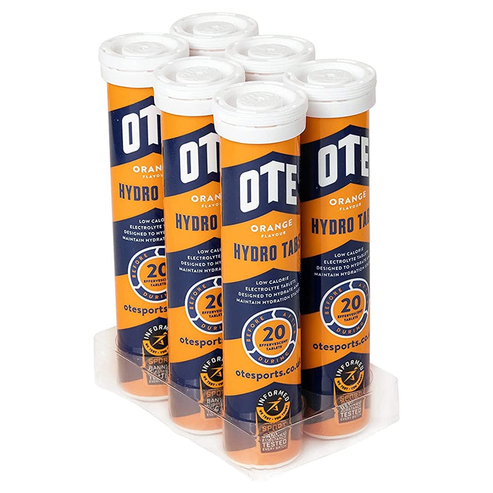 OTE Electrolyte Drinks Orange / Box of 6 Tubes OTE Hydro Tabs XMiles