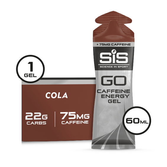 SiS Gels Cola GO Energy + Caffeine 60ml Gel (75 / 150mgl) XMiles