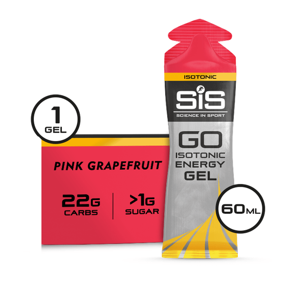 SiS Gels Pink Grapefruit GO Isotonic Energy Gel 60ml XMiles