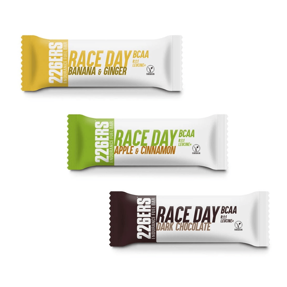 226ers Energy Bars Race Day BCAA Vegan Energy Bar XMiles