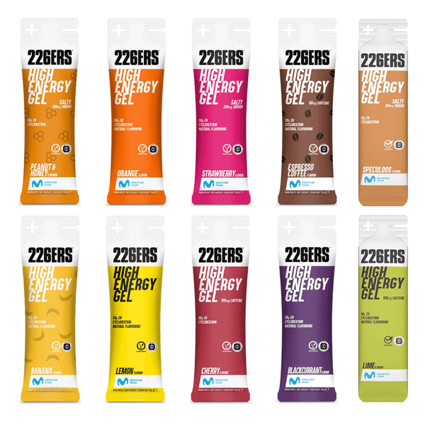 226ers Gels Pack of 11 / Mixed High Energy Gel XMiles