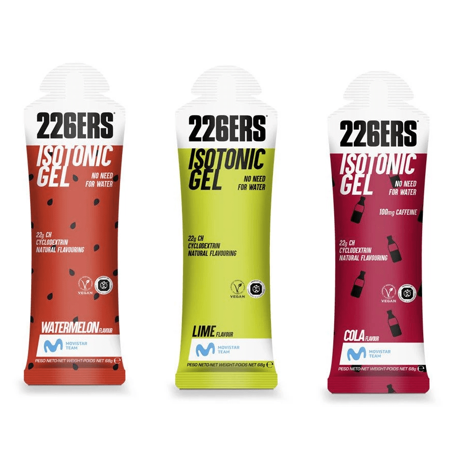 226ers Gels Pack of 6 / Mixed Isotonic Energy Gel XMiles