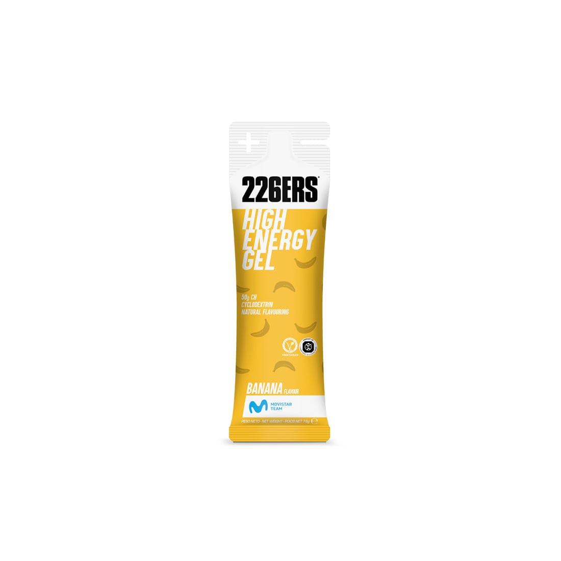 226ers Gels Single Serve / Banana High Energy Gel XMiles