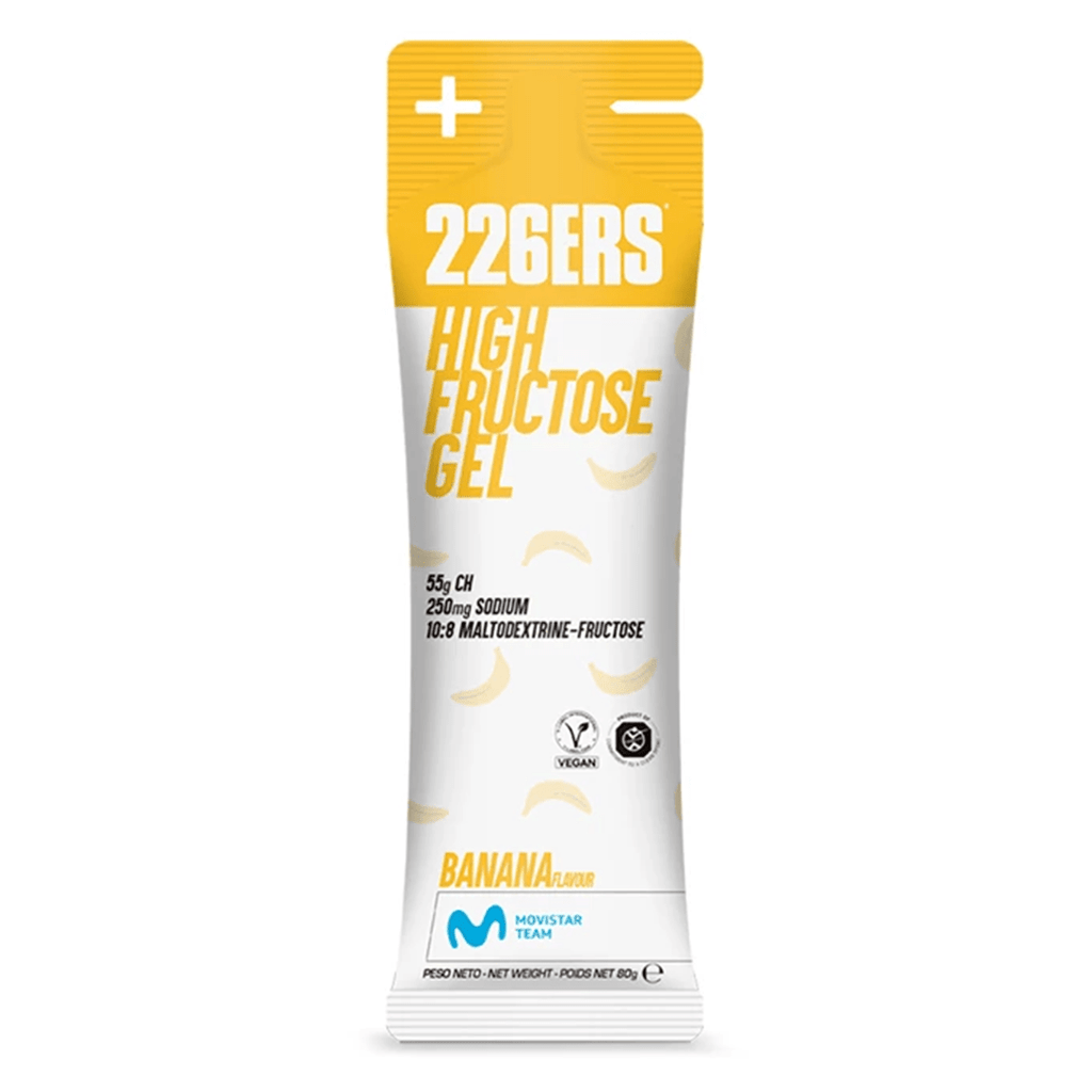 226ers Gels Single Serve / Banana High Fructose Gel XMiles