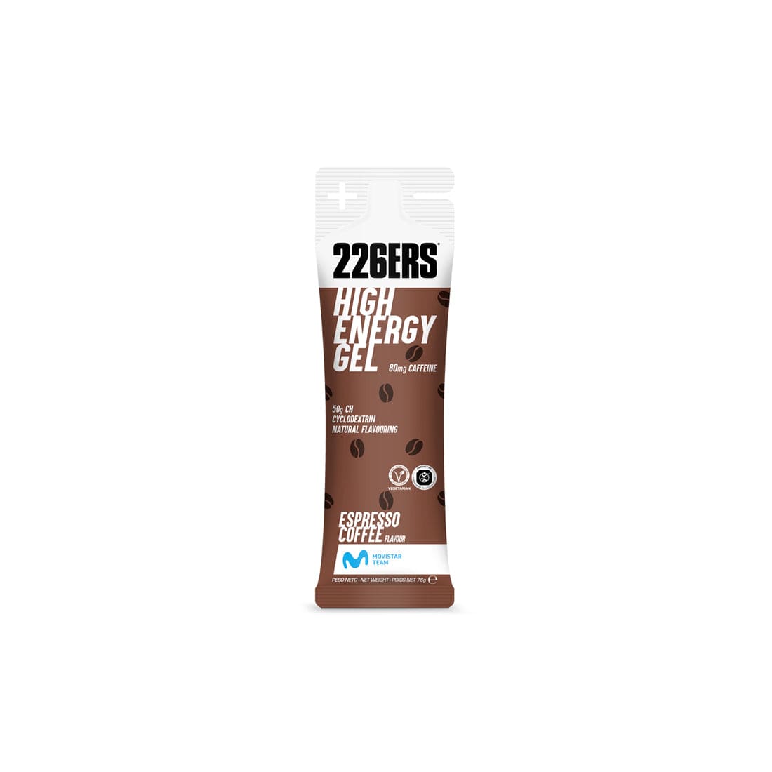 226ers Gels Single Serve / Espresso Coffee (Caffeine) High Energy Gel XMiles