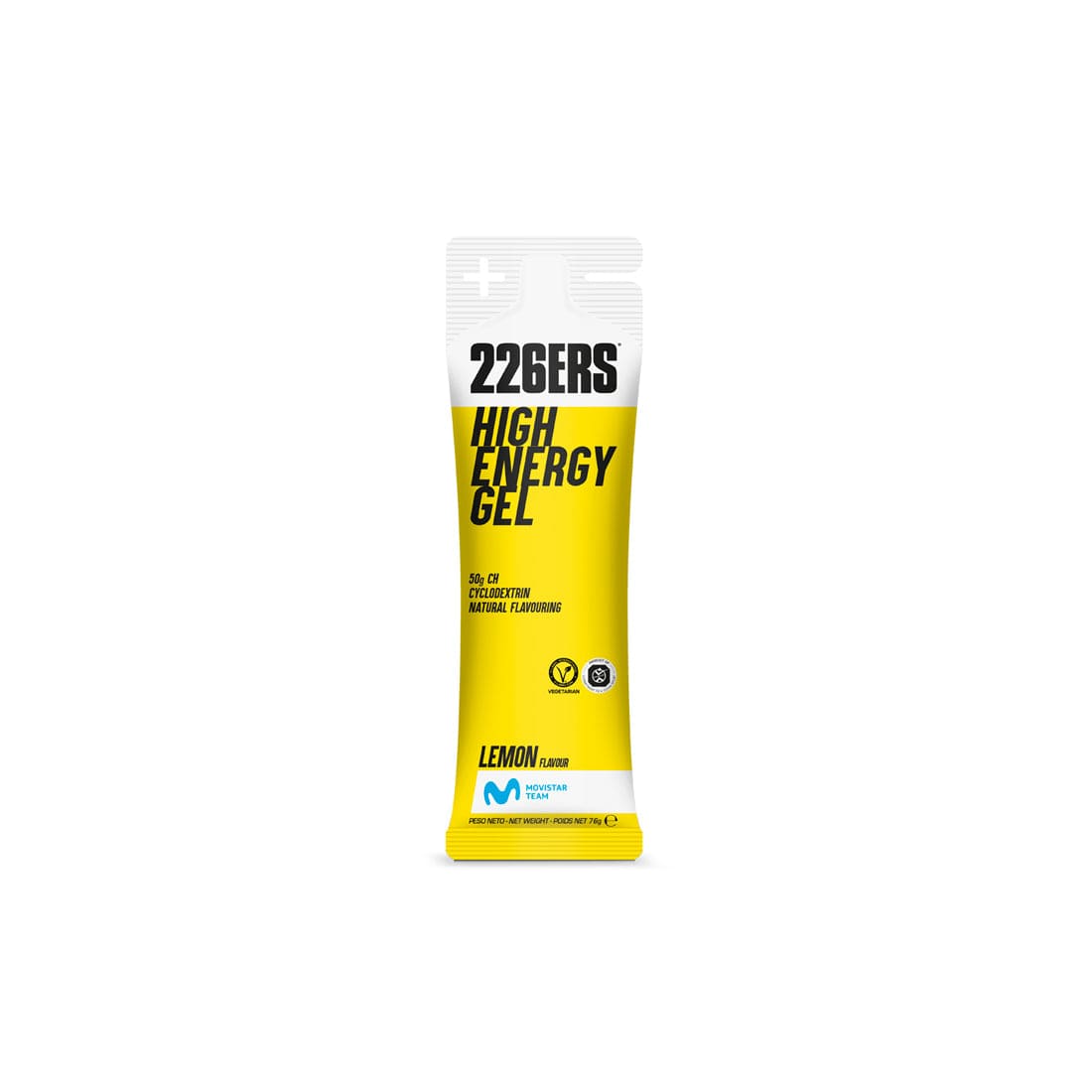 226ers Gels Single Serve / Lemon High Energy Gel XMiles