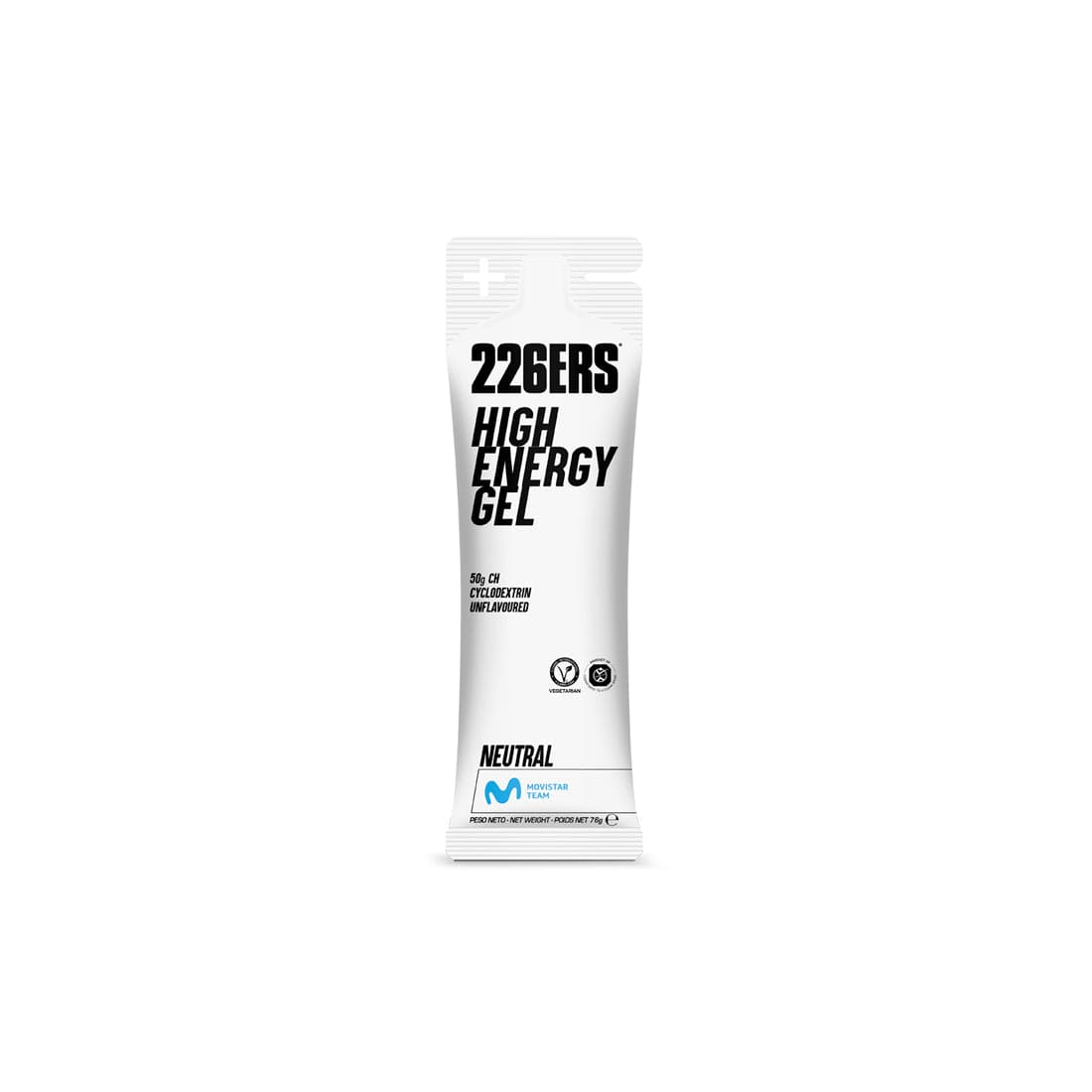 226ers Gels Single Serve / Neutral High Energy Gel XMiles