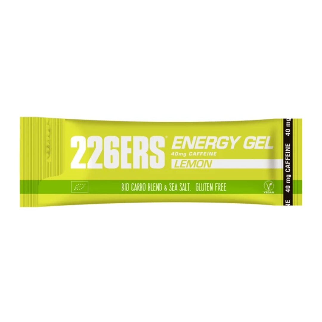 226ers Single Serve / Lemon (80mg caffeine) BIO Energy Gel XMiles