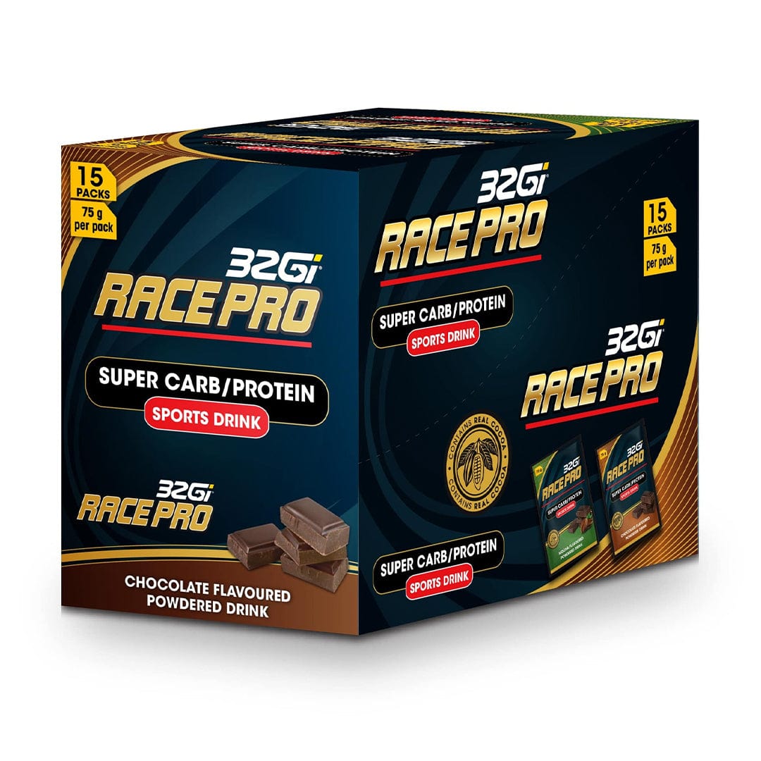 32Gi Energy Drink Box of 15 / Chocolate Race Pro XMiles