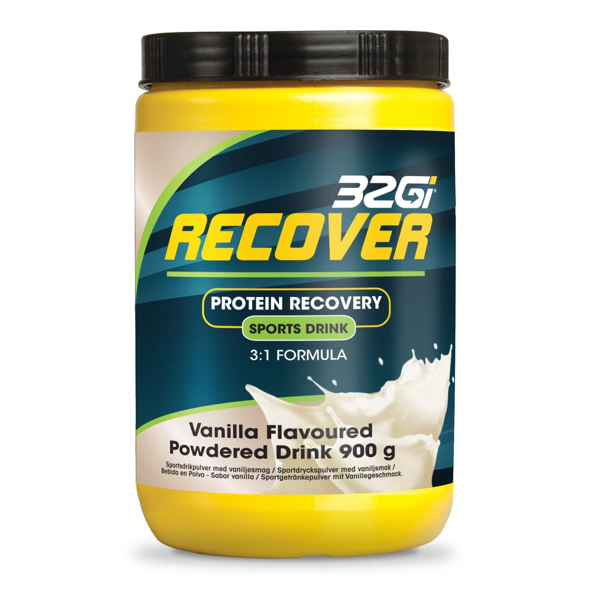 32Gi Protein Drink 12 Serving Tub (900g) / Vanilla Recovery Drink Sachets (75g) XMiles