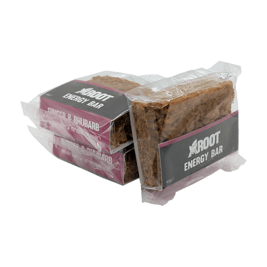 Active Root Energy Bars Pack of 3 / Ginger & Rhubarb Energy Bar XMiles