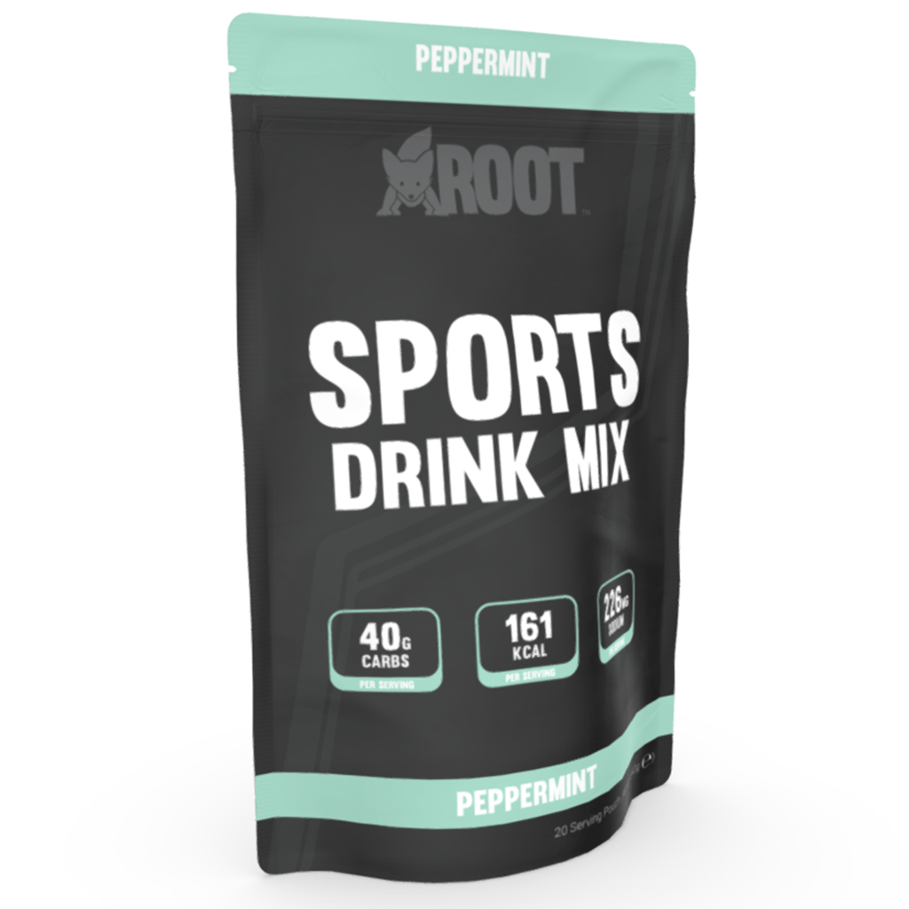 Active Root Energy Drink 20 Serving Pouch (840g) / Peppermint Sports Drink Mix XMiles