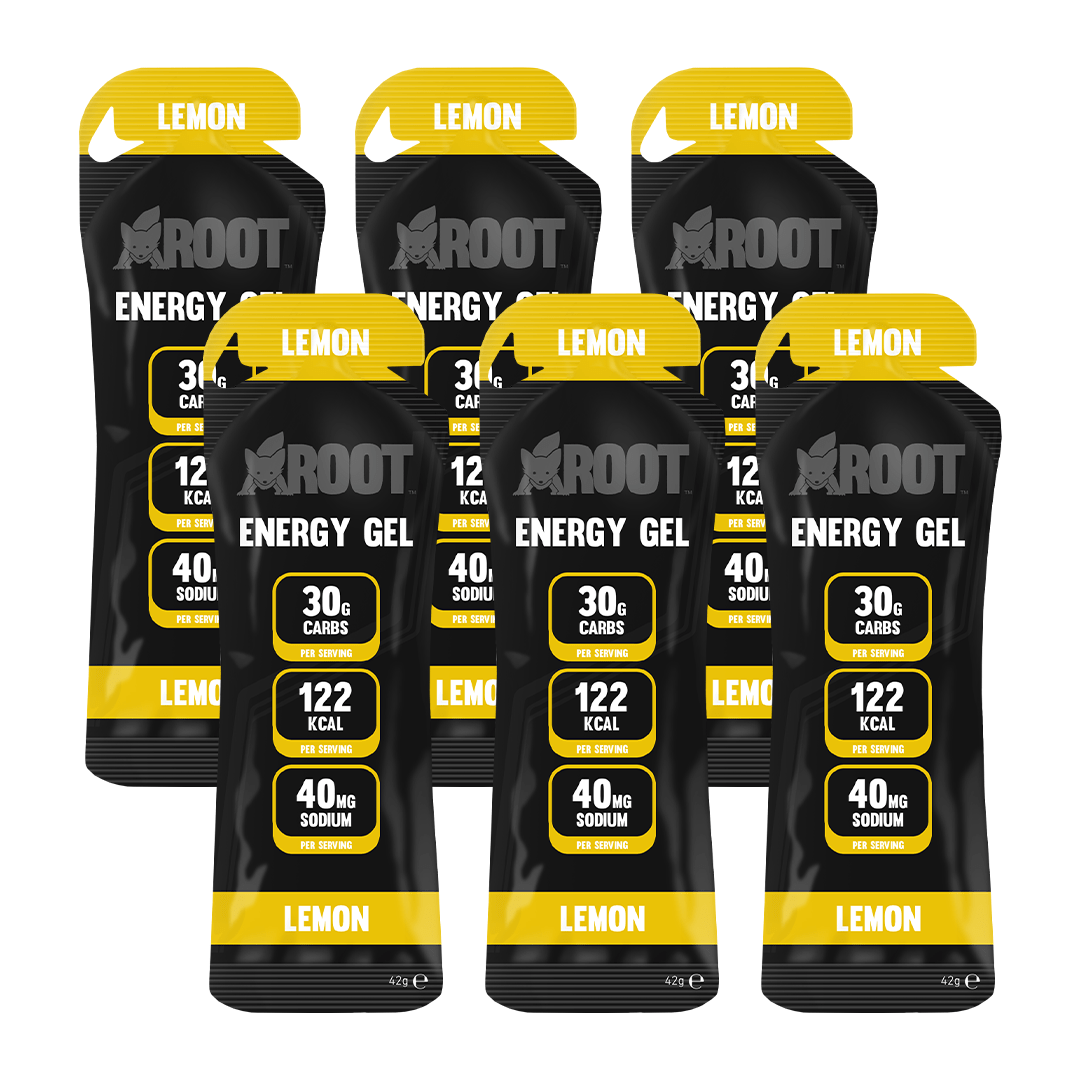 Active Root Gels Pack of 6 / Lemon Energy Gel XMiles