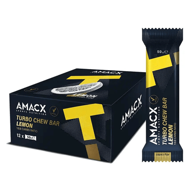 Amacx Chews Box of 12 / Lemon Turbo Chew Bar XMiles