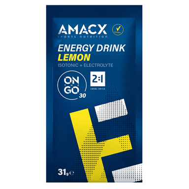 Amacx Energy Drink Single Serve / Lemon Energy Drink XMiles