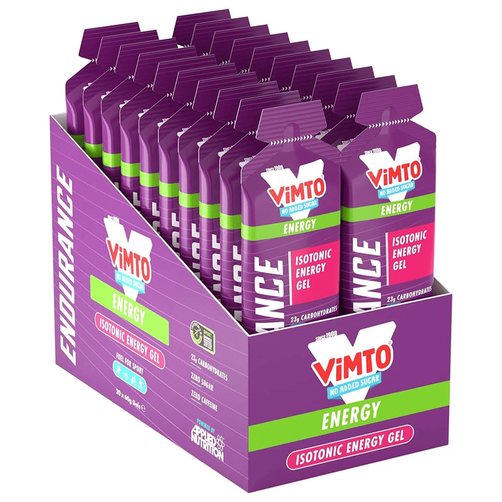 Applied Nutrition Gels Box of 20 / Vimto Isotonic Energy Gel XMiles