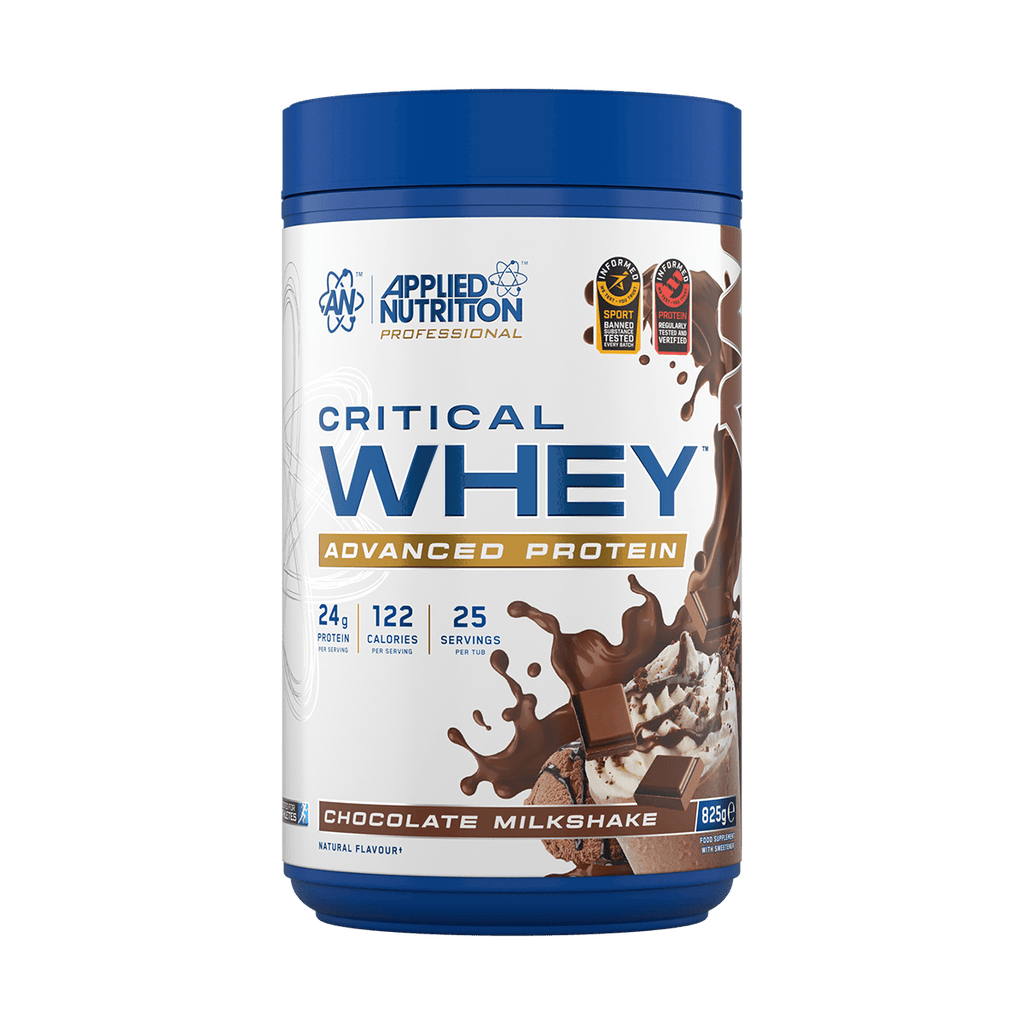 Applied Nutrition Protein Drink 25 Serving Tub (825g) / Chocolate Milkshake Critical Whey XMiles