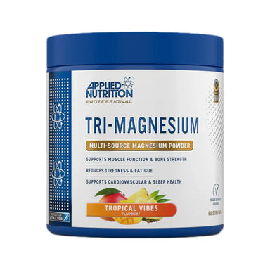 Applied Nutrition Supplement 50 Serve Tub (200g) / Tropical Vibes Tri-Magnesium Powder XMiles