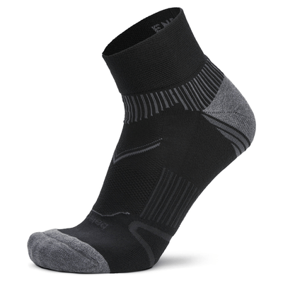 Balega Socks Small / Black Grey Enduro Quarter Running Socks XMiles