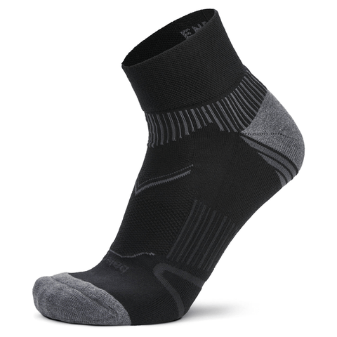 Balega Socks Small / Black Grey Enduro Quarter Running Socks XMiles