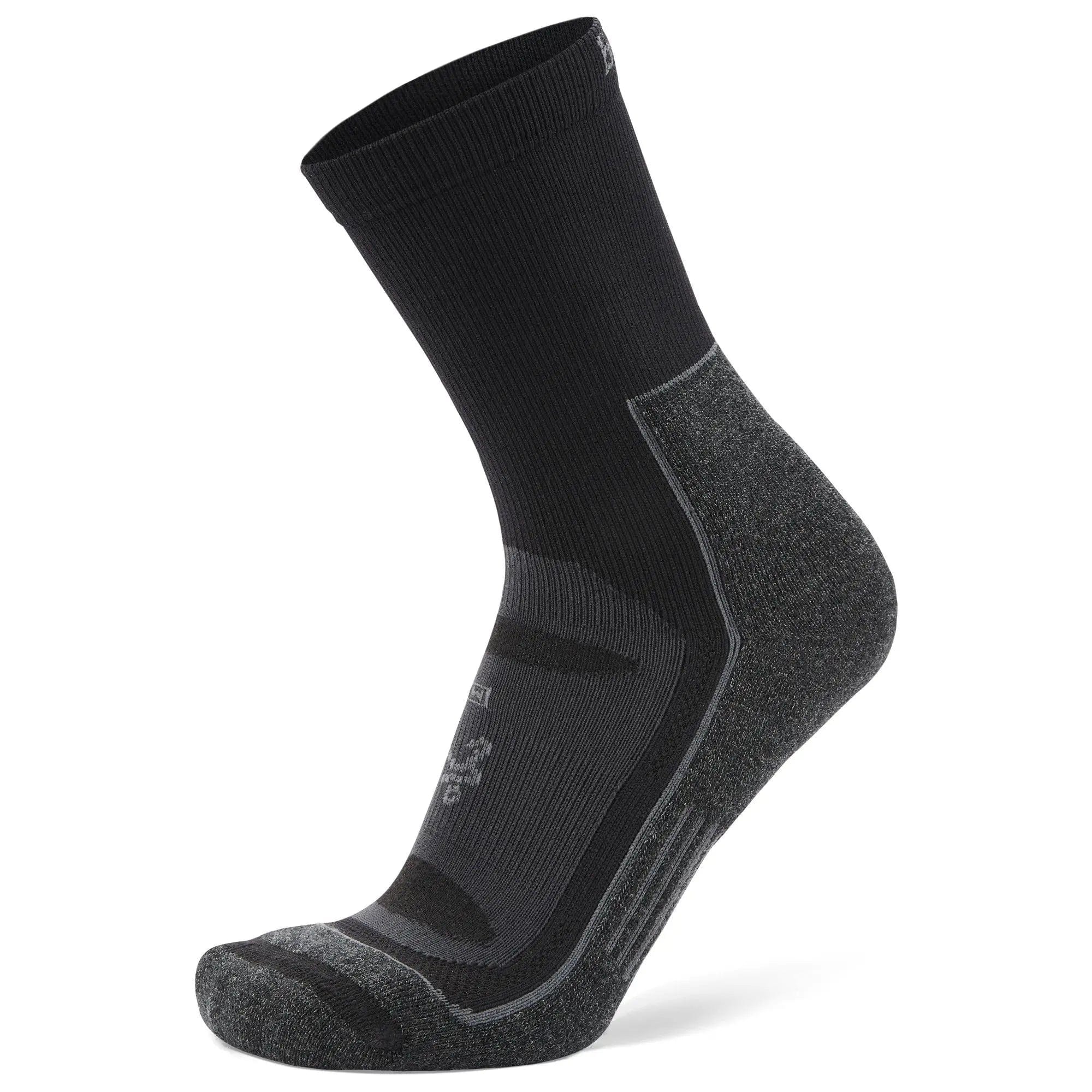 Balega Socks Small / Grey / Black Blister Resist Crew Running Socks XMiles