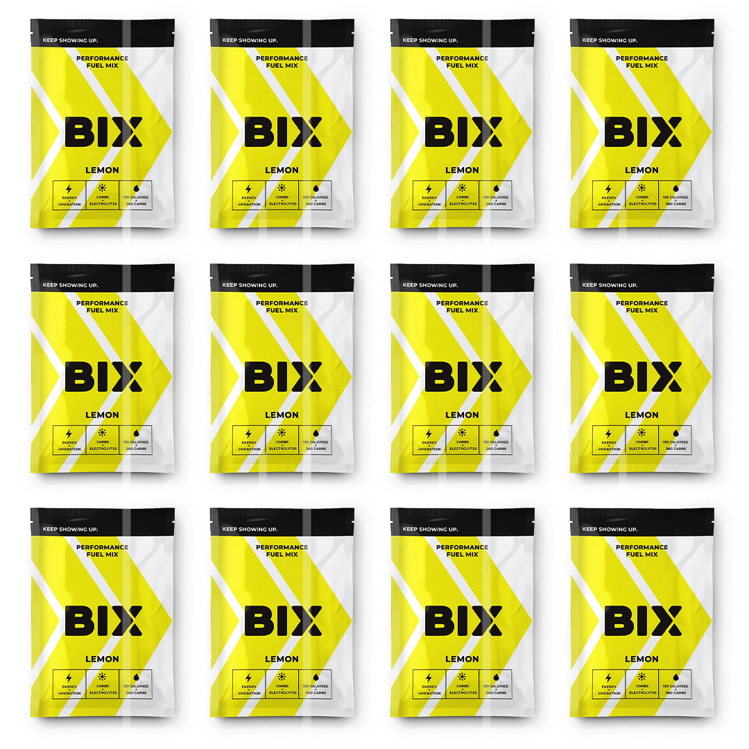 Bix Energy Drink Box of 12 / Lemon BIX Performance Fuel XMiles