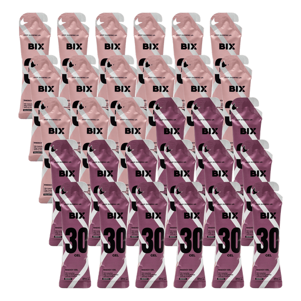 Bix Gels Pack of 30 / Mixed BIX 30 Gel Training Pack XMiles