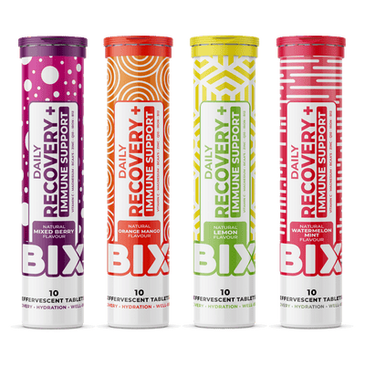 Bix Vitamins Box of 8 / Mixed BIX Recovery XMiles