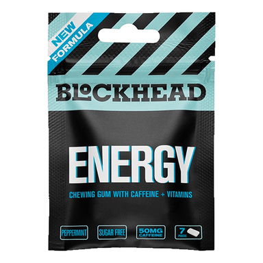 BLOCKHEAD Supplement Single Serve Energy Gum XMiles