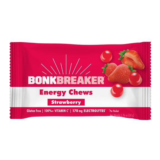 Bonk Breaker Chews Single Serve / Strawberry Energy Chews XMiles