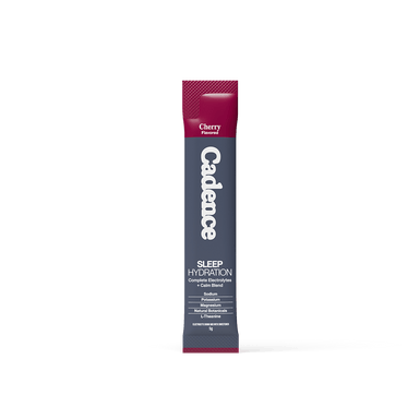 Cadence Supplement Single Serve / Cherry Sleep Hydration XMiles
