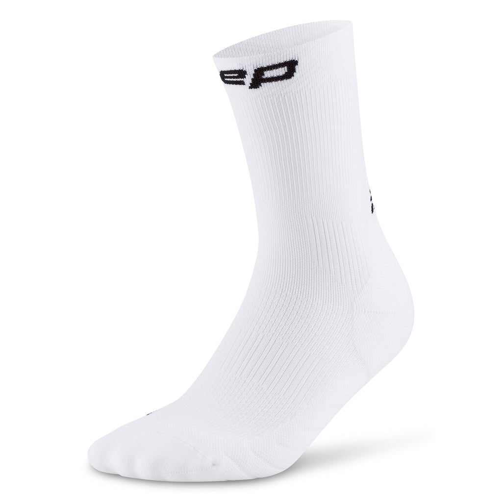 CEP Socks III / White CORE Run Socks Mid Cut XMiles