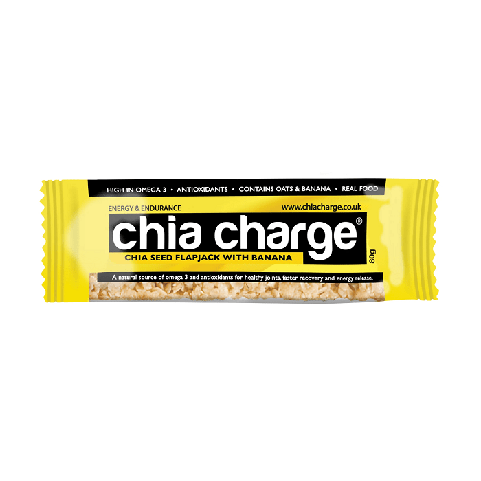 Chia Charge Energy Bars Banana / Single Serve Chia Energy Flapjack (80g) XMiles