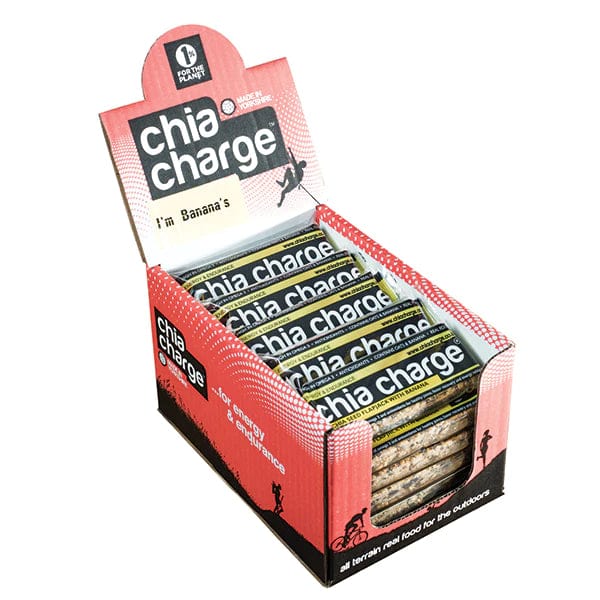 Chia Charge Energy Bars Box of 20 / Banana Chia Energy Flapjack XMiles