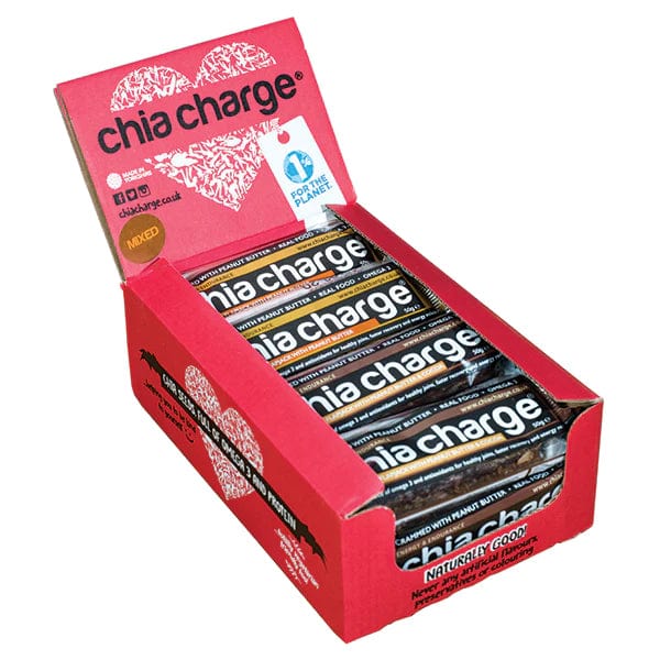 Chia Charge Energy Bars Peanut Butter Flapjack XMiles