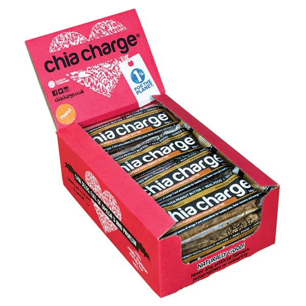 Chia Charge Energy Bars Peanut Butter Flapjack XMiles