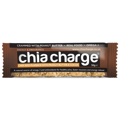 Chia Charge Energy Bars Peanut Butter Flapjack (50g) XMiles