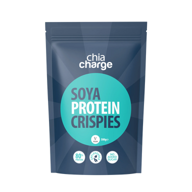 Chia Charge Meal Replacement 8 Serve Pouch (250g) / Unflavoured Soya Protein Crispies XMiles