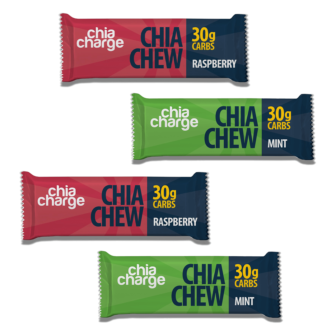 Chia Charge Protein Bar Pack of 4 / Mixed Chia Chews XMiles
