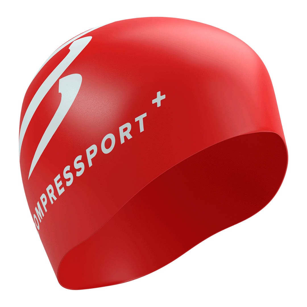 Compressport Accessories Red Swim Cap XMiles