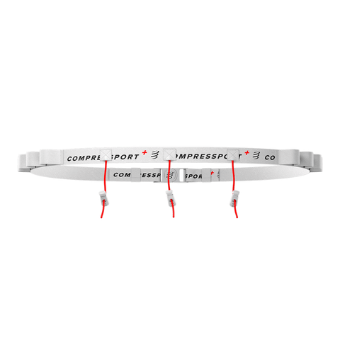 Compressport Belt White Race Belt XMiles