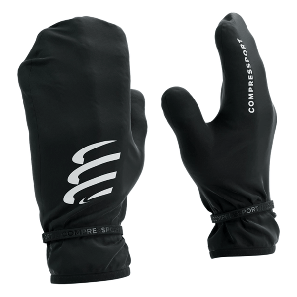 Compressport Gloves XS/S / Black Hurricane Waterproof Mittens XMiles