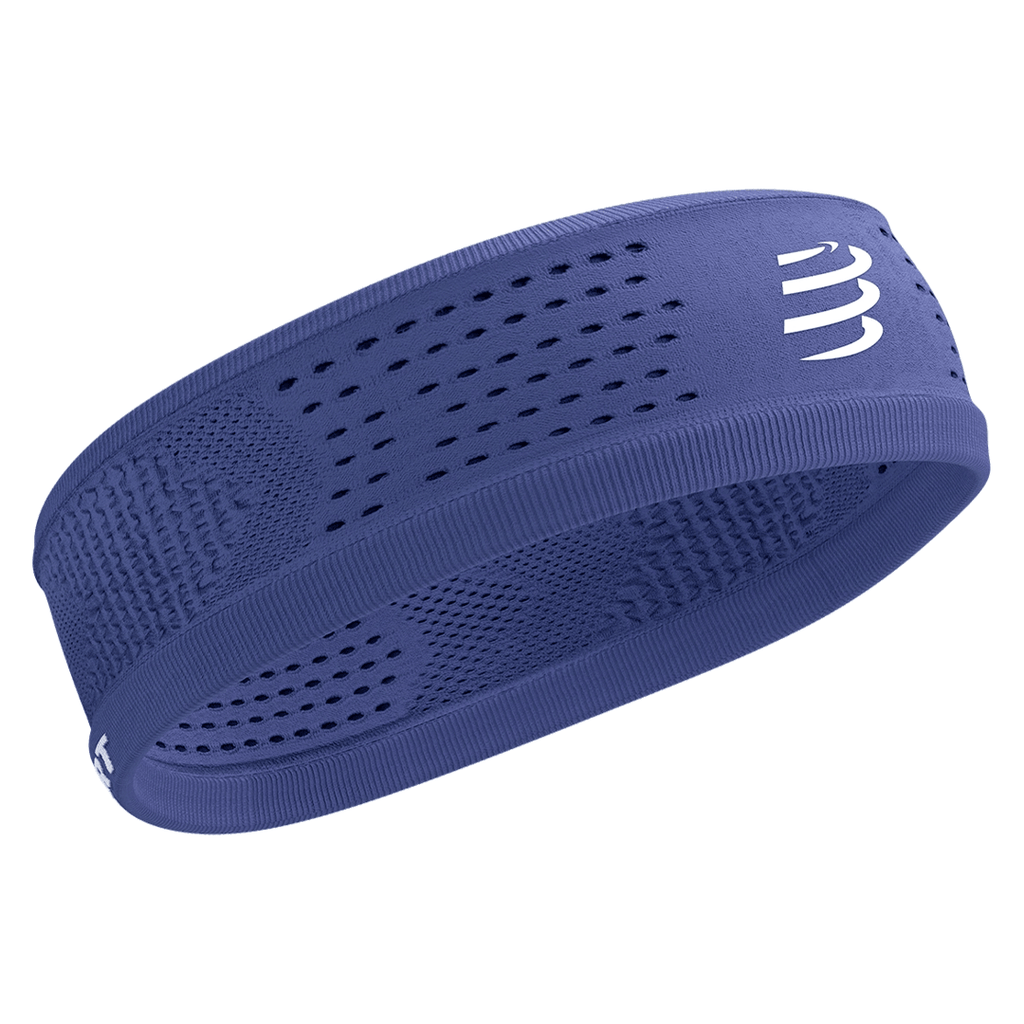 Compressport Headwear Orient Blue Thin Headband On/Off XMiles