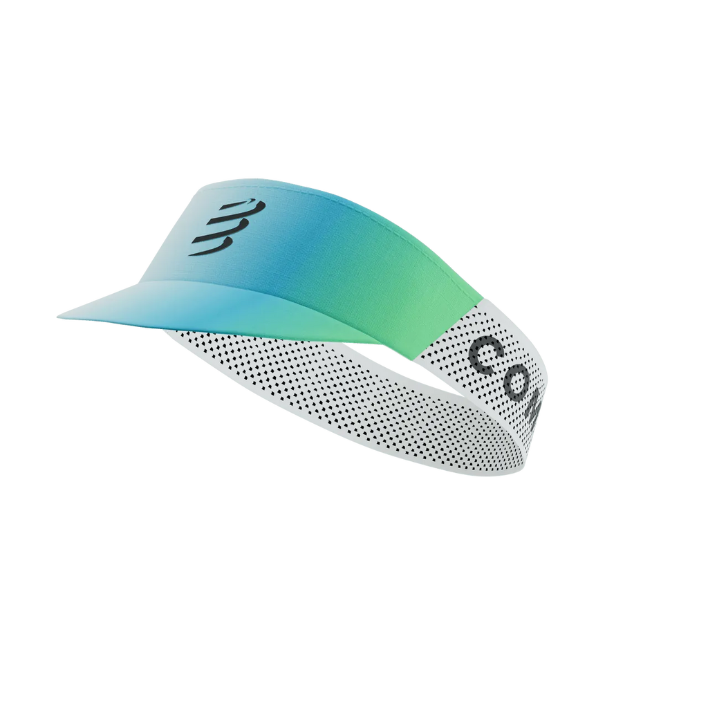 Compressport Headwear White / Blue Green Pro Racing Visor XMiles