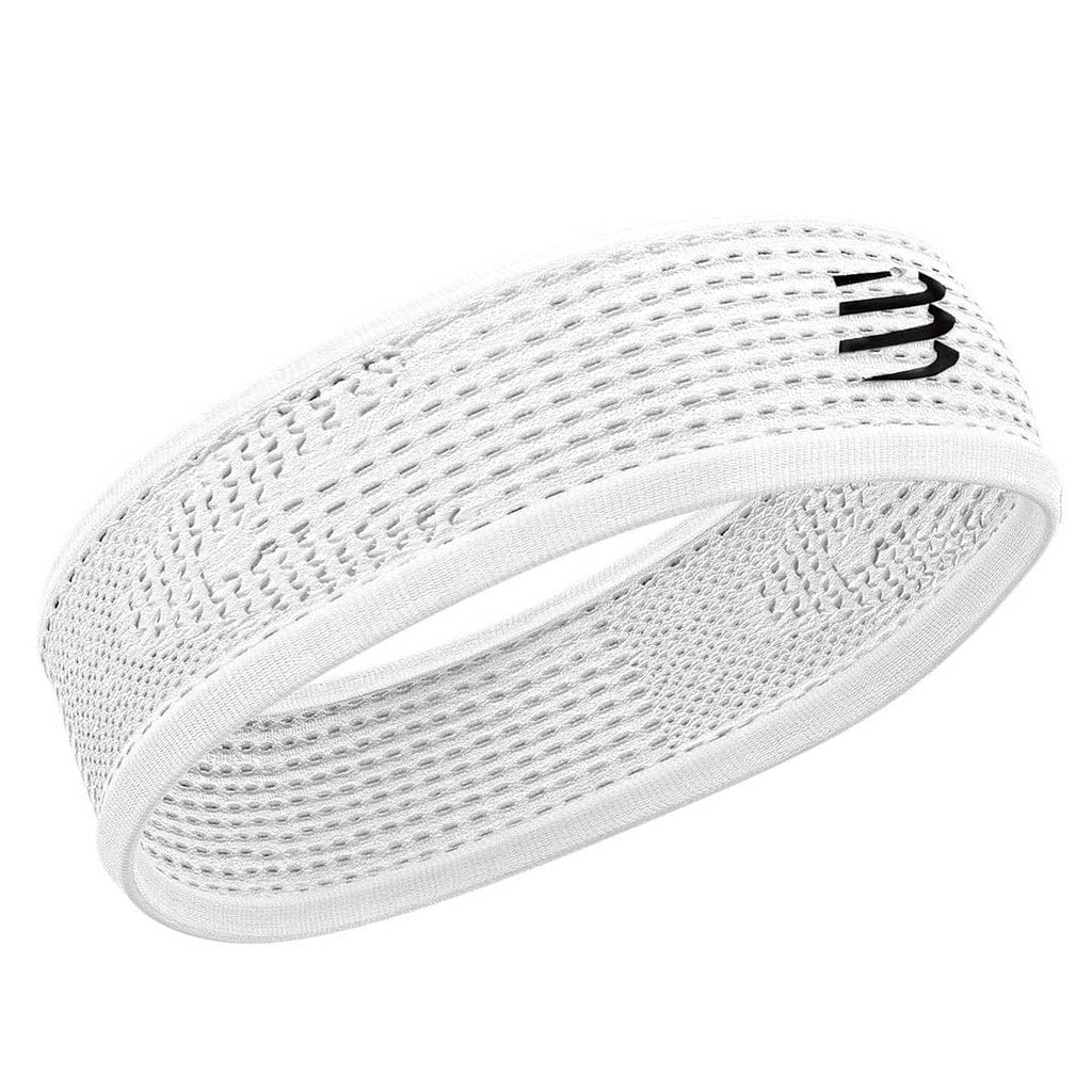 Compressport Headwear White Thin Headband On/Off XMiles