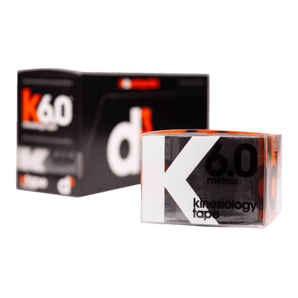 d3 Tape Tape Standard (50mm x 6m) / Black K6.0 Kinesiology Tape XMiles