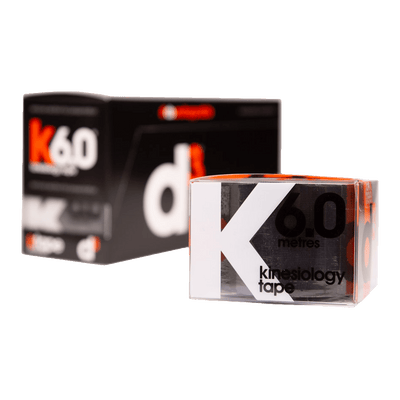 d3 Tape Tape Standard (50mm x 6m) / Black K6.0 Kinesiology Tape XMiles